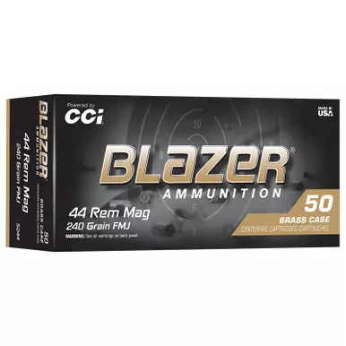 CCI 5244 Blazer 44RemMag 240gr Full Metal Jacket 50/Box