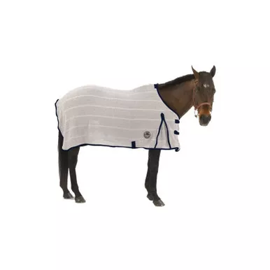 CENTAUR Natural/Navy Irish Knit Sheet (459822NATNV)
