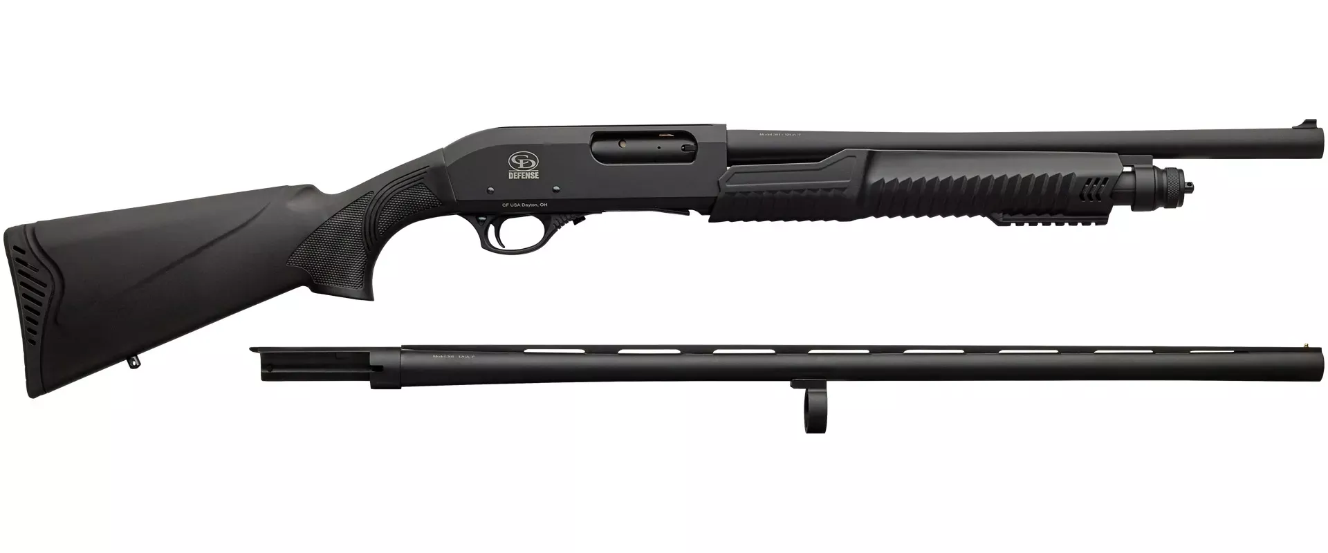 Charles Daly 301 12 GA Combo Shotgun 18.5″-28″ Black 930374