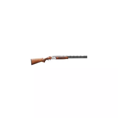 Charles Daly 930218 202 410 Gauge 2rd 3" 26" Blued Vent Rib Barrel, Silver Engraved Steel Receiver, Fixed Walnut Wood Stock