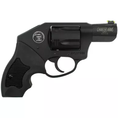 Charter Arms 53711 Undercover Lite Off Duty 38 Special 5rd 2" Black Barrel, Cylinder & Aluminum Frame, Black Rubber Grip, Concealed Hammer