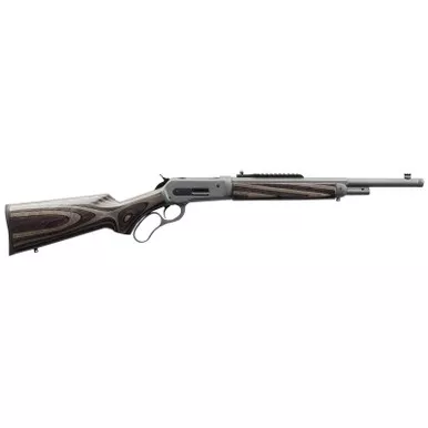 Chiappa Firearms 920411 Wildlands Takedown 1886 Full Size 45-70 Gov 4+1 18.50" Mystikote Dark Gray Threaded Barrel, Mystikote Dark Gray Picatinny Rail Steel Receiver, Fixed Gray Laminate Stock