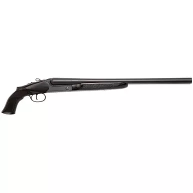 Chiappa Firearms 930385 500 12 Gauge Break Open 2 20" Black Side By Side Barrel, Black Receiver, Black Wood Stock, Includes Pistol Grip