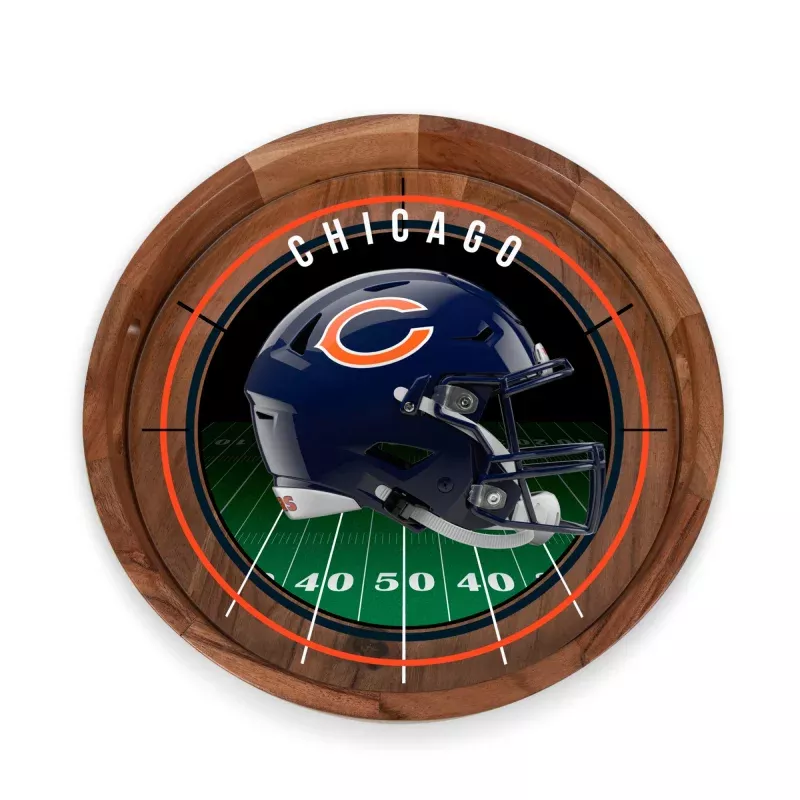 Chicago Bears – Barista Serving Tray with Glass Insert