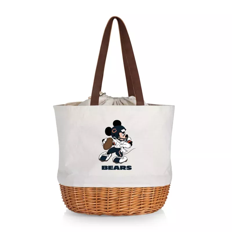 Chicago Bears Mickey Mouse – Coronado Canvas and Willow Basket Tote