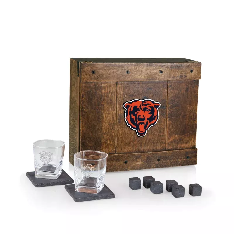 Chicago Bears – Whiskey Box Gift Set