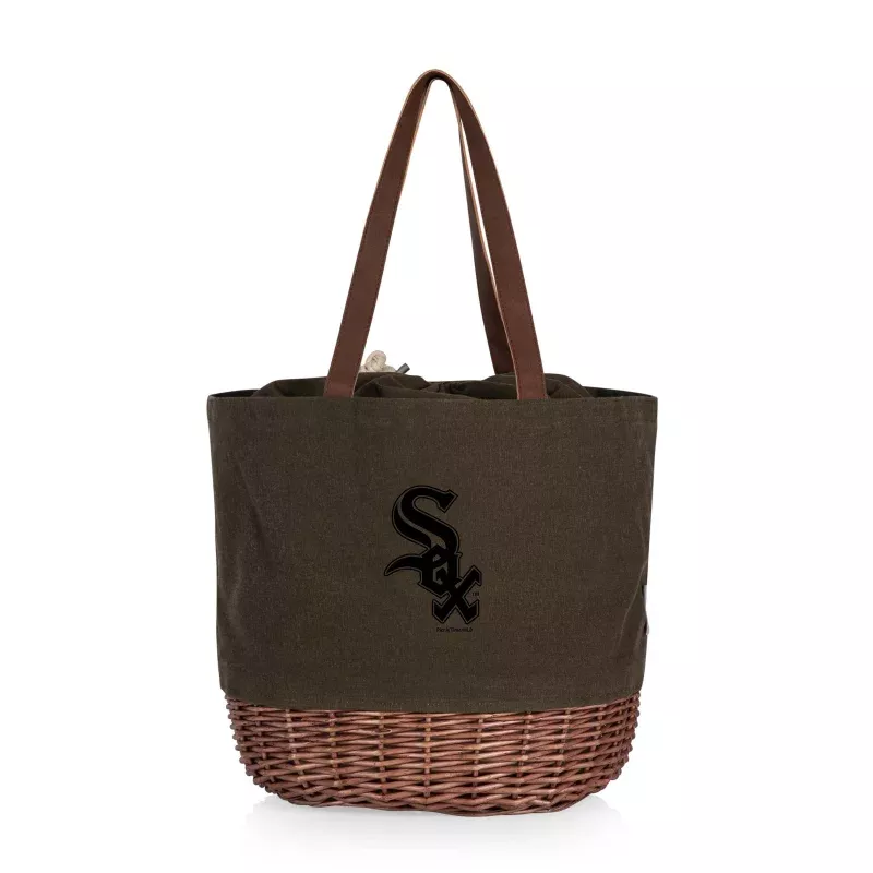 Chicago White Sox – Coronado Canvas and Willow Basket Tote