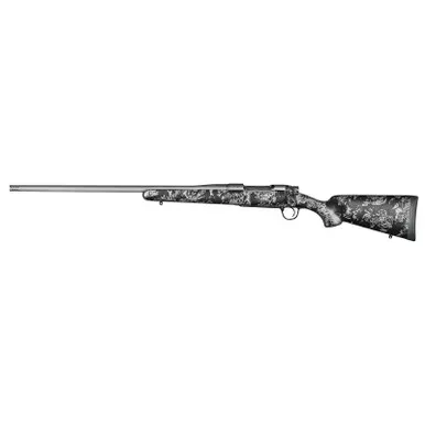 Christensen Arms 8010111300 Mesa FFT 7mm Rem Mag 3+1 22" Threaded Barrel, Tungsten Gray Cerakote, Black with Gray Webbing Stock, Left Hand