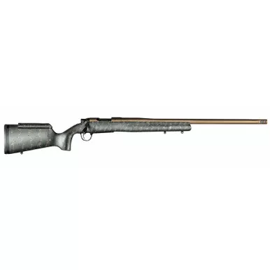 Christensen Arms 8010200701 Mesa Long Range 308 Win 4+1 16.25" Burnt Bronze Cerakote Threaded Barrel & Steel Drilled & Tapped Receiver, Green w/Black/Tan Webbing Adj Cheek Riser Polymer Stock