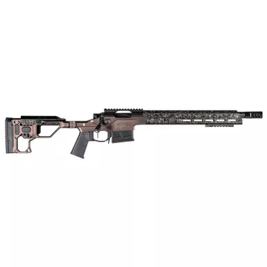 Christensen Arms 8010300800 Modern Precision 308 Win 16" Threaded Carbon Fiber Barrel 5+1, Black Nitride Finish, Desert Brown Anodized Folding Stock, Polymer Grip