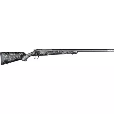 Christensen Arms 8010615100 Ridgeline FFT Full Size 308 Win 4+1, 20" Stainless Steel Threaded Barrel, Stainless Aluminum Receiver, Black w/Gray Accents Fixed Sporter w/Flash Forged Technology Stock