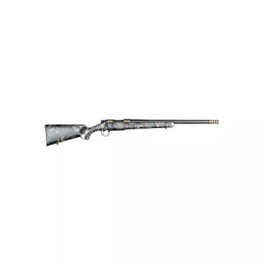 Christensen Arms 8010619100 Ridgeline FFT 6.5 PRC 3+1 20" Carbon Fiber/Threaded Barrel, Burnt Bronze Cerakote, Green with Black/Tan Accents Stock