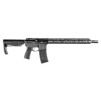 Christensen Arms 8010904100 CA5five6 223 Wylde 16" Carbon Fiber Wrap Threaded Barrel, Black Cerakote Aluminum Receiver w/Picatinny Rail, M-LOK Handguard, MFT Minimalist Black