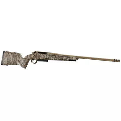 Christensen Arms 8011501900 Evoke Full Size 300 Win Mag 4+1 22" Flat Dark Earth Cerakote #4 Contour Threaded Barrel, Mossy Oak Bottomland Fixed Hybrid Hunter w/Picatinny Rail Synthetic Stock