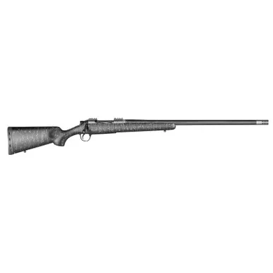 Christensen Arms CA10268315331 Summit TI Full Size 7mm Rem Mag 3+1, 26" Natural Titanium Steel Threaded Barrel, Natural Titanium Aluminum Receiver, Black w/Gray Webbing Fixed Sporter Stock