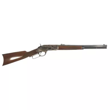 Cimarron CA2011G35 1873 Saddle Full Size 45 Colt (Long Colt) 10+1 18" Blued Octagon Barrel, Color Case Hardened Stainless Steel Receiver, Walnut Checkered Stock, Right Hand