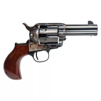 Cimarron CA346 Model P Thunder 45 Colt (Long Colt) 6 Shot 3.50" Blued Stainless Steel Barrel, Blued Cylinder, Color Case Hardened Steel Frame, Birdshead Walnut Grip, Exposed Hammer