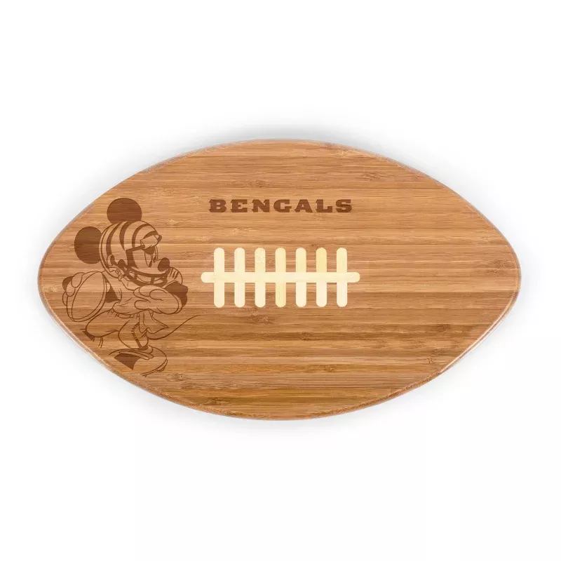 Cincinnati Bengals Mickey Mouse – Touchdown! Football Cutting Board & Serving Tray