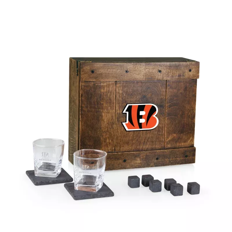 Cincinnati Bengals – Whiskey Box Gift Set