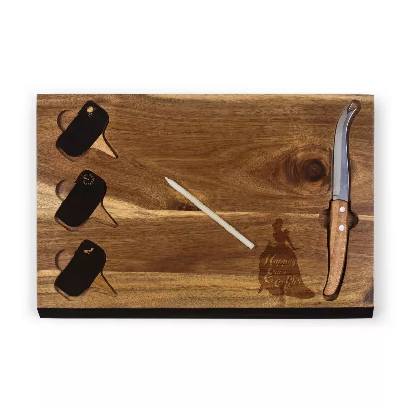 Cinderella – Delio Acacia Cheese Cutting Board & Tools Set
