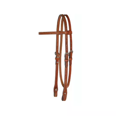 CIRCLE Y Classic Floral Tooled Browband Headstall (0233)