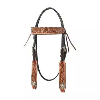 CIRCLE Y Gauge Browband Headstall (1074-10-SV)