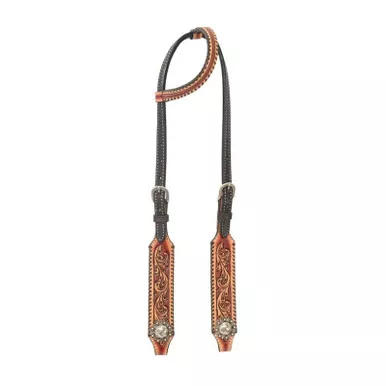 CIRCLE Y Gauge One Ear Headstall (1074-17-SV)