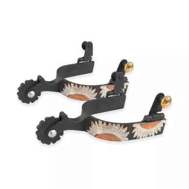 CIRCLE Y Reinsman Ladies Sunflower Iron Spurs (1200-LY-BI)