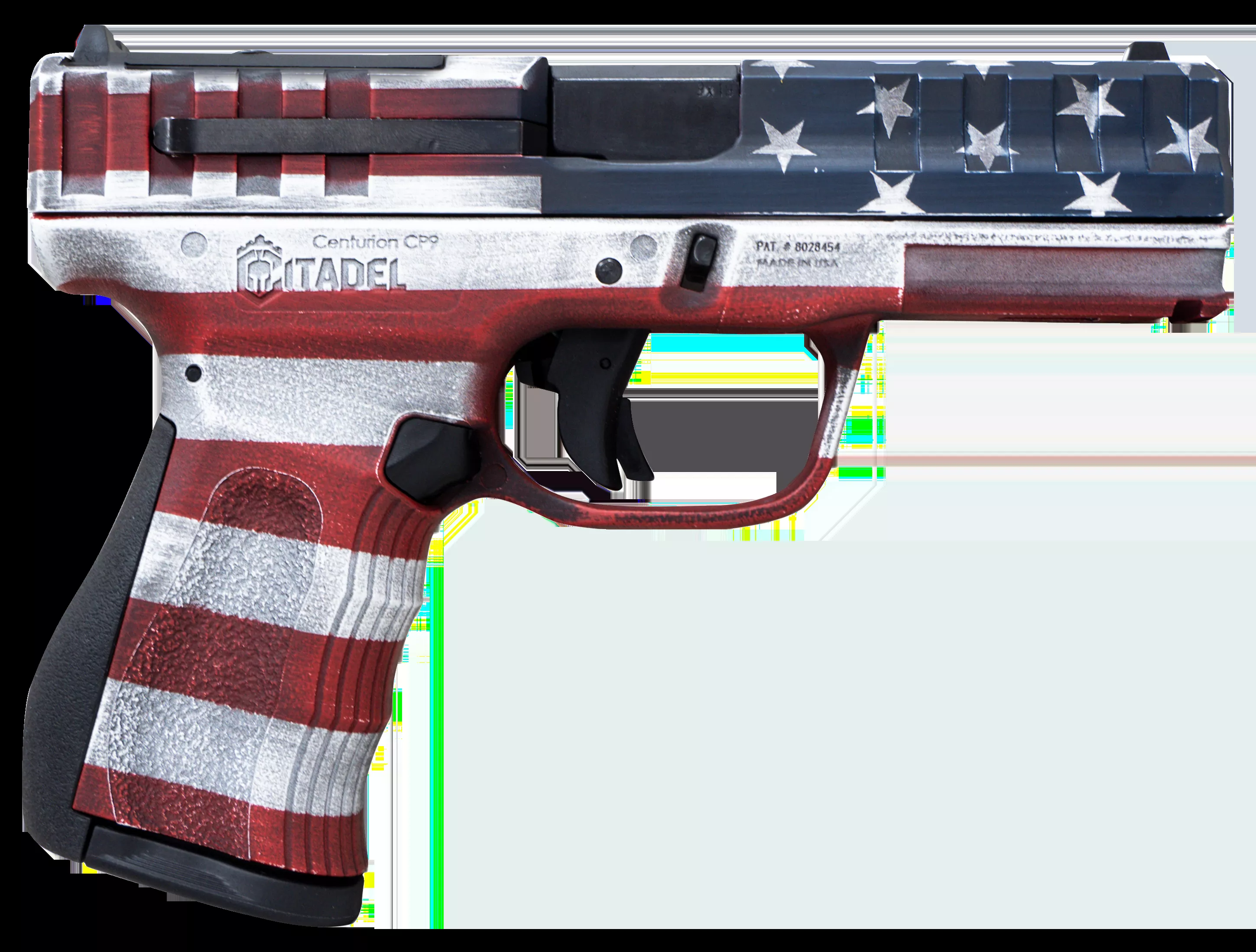 Citadel Centurion CP9 9mm Luger 4" American Flag Pistol