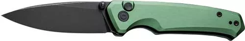Civivi Knife Altus 2.97″ Green – /blk Stonewash Button Lock