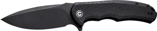 Civivi Knife Praxis 3.75″ Blk – Coarse Micarta/blk Stonewashed