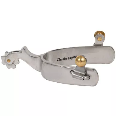 CLASSIC EQUINE Performance Large Spurs with 1-inch Band (SPUR1MSSPS)