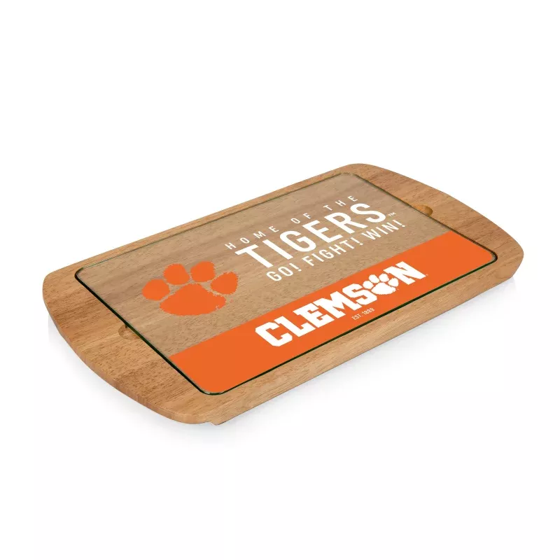 Clemson Tigers – Billboard Glass Top Serving Tray