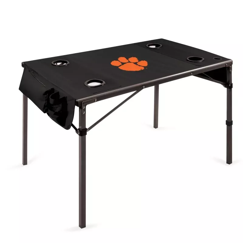 Clemson Tigers – Travel Table Portable Folding Table
