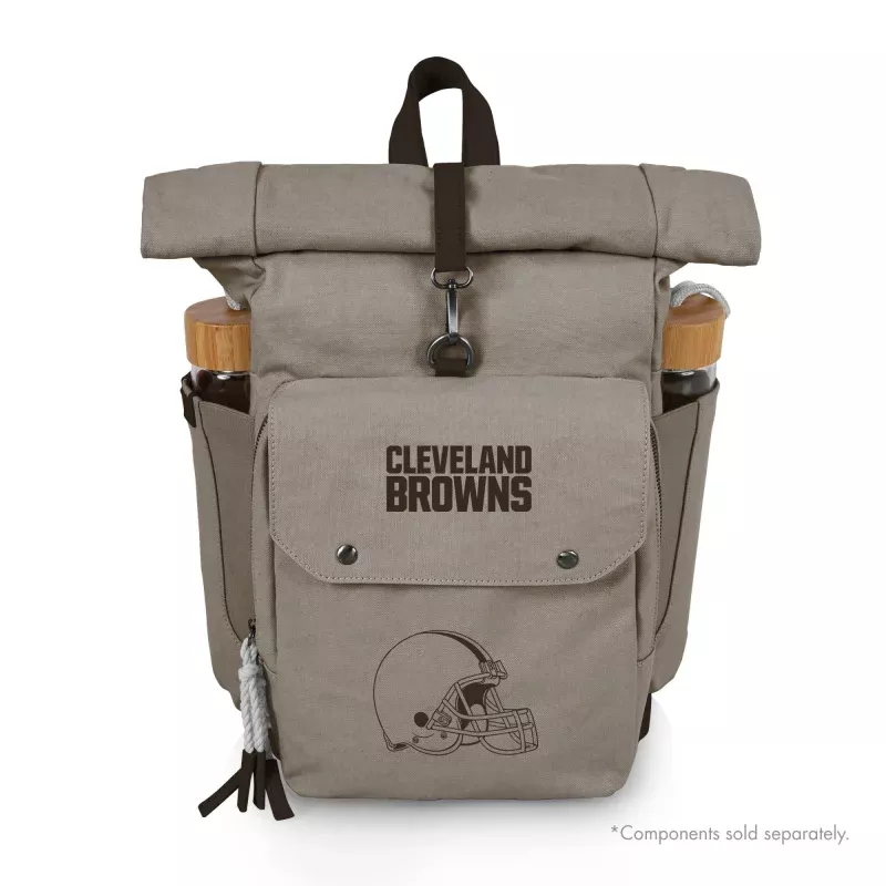 Cleveland Browns – Carmel Roll Top Picnic Backpack Cooler
