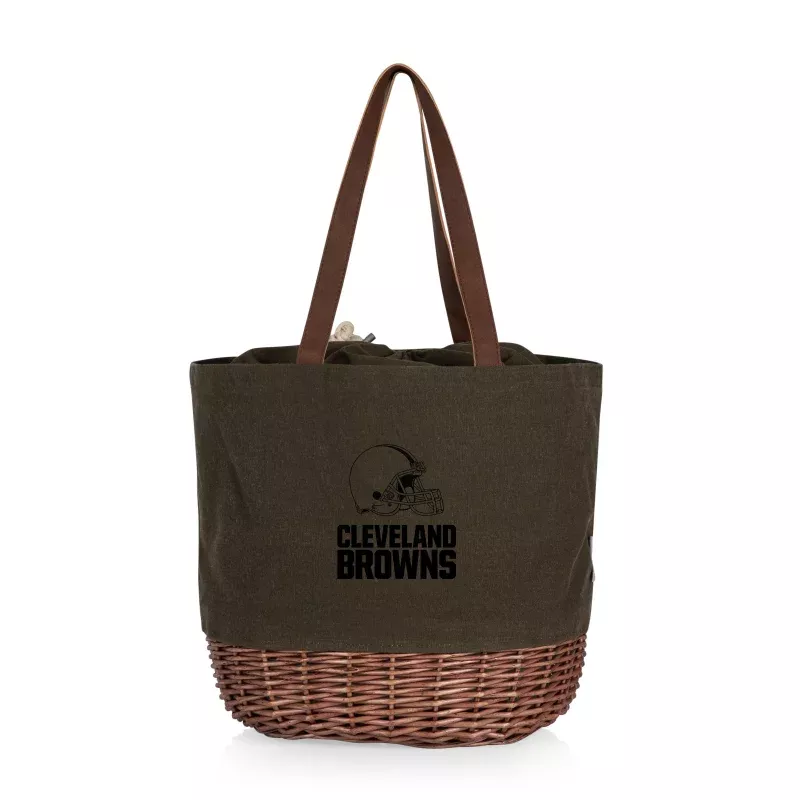 Cleveland Browns – Coronado Canvas and Willow Basket Tote