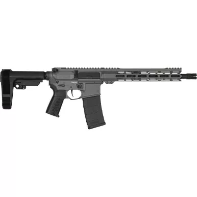 CMMG 30AB20FTNG Banshee MK4 300 Blackout 30+1 12.50" Black Nitride Medium Taper Threaded Barrel, EML 7" M-LOK Handguards, Tungsten Cerakote Aluminum Picatinny Rail Receiver, CMMG Zeroed Grips