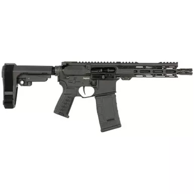 CMMG 30AF20AAB Banshee MK4 300 Blackout 30+1 8" Black Nitride Medium Taper Threaded Barrel, EML 7" M-LOK Handguards, Black Armor Cerakote Aluminum Picatinny Rail Receiver, CMMG Zeroed Grips