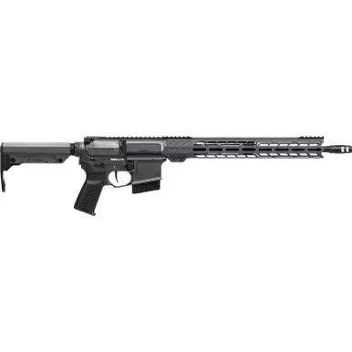 CMMG 34A120FTNG Resolute MK4 338 ARC 10+1 16.10" Black Nitride Threaded Barrel, Tungsten Cerakote Aluminum Receiver w/Picatinny Rail, M-LOK Handguard, Tungsten Polymer CMMG Ripstock, CMMG Zeroed Grip
