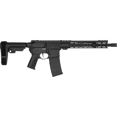 CMMG 55AC20AAB Banshee MK4 5.56x45mm 30+1 12.50" Black Nitride Medium Taper Threaded Barrel, EML 11" M-LOK Handguards, Black Armor Cerakote Aluminum Picatinny Rail Receiver, CMMG Zeroed Grips