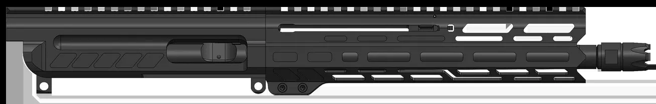 CMMG Dissent 9mm Luger 10.50″ Receiver fits AR-Platform Black 99B80E4AB