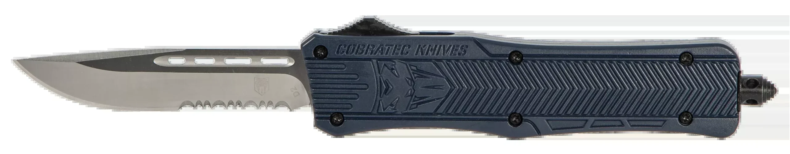 Cobra Tec Knives Llc Ctk-1, Cobra Mnyctk1mds Med Ctk1 Nypd Serr Drop Blue