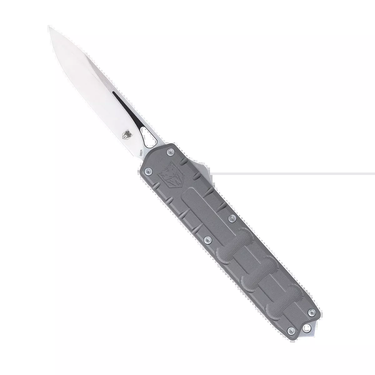 Cobratec Otf Enforcer Grey - 3.25" M390 Drop Point