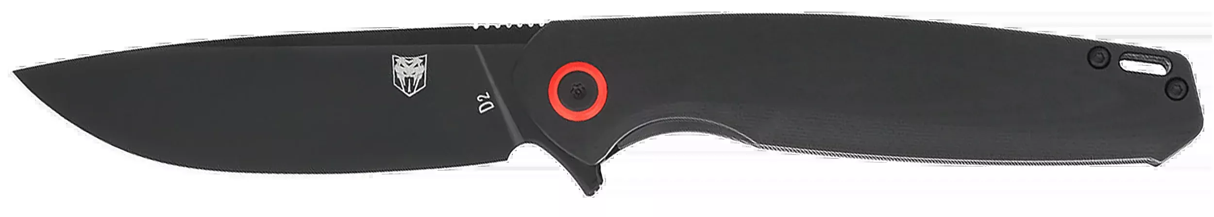 Cobratec Rath 3.5" Folder - Black D2 Black Blade