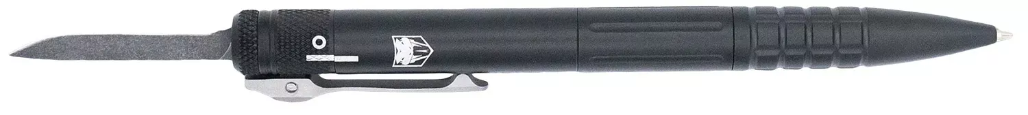 CobraTec Tactical Pen Gen II Black Aluminum D2 OTF Blade CNCOTFPBLKGEN2
