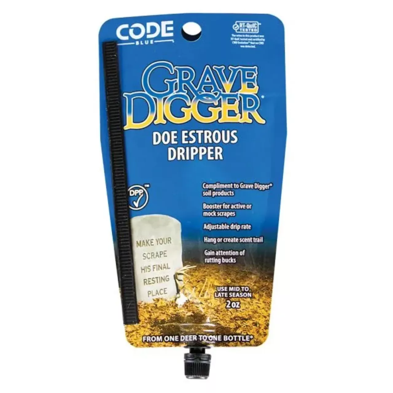 Code Blue Grave Digger Estrous Dripper