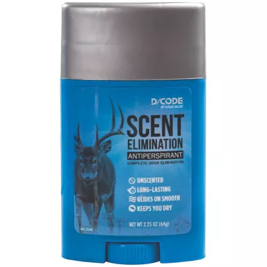 Code Blue OA1317 D-Code Odor Eliminator Antiperspirant, 2.25 Ounce