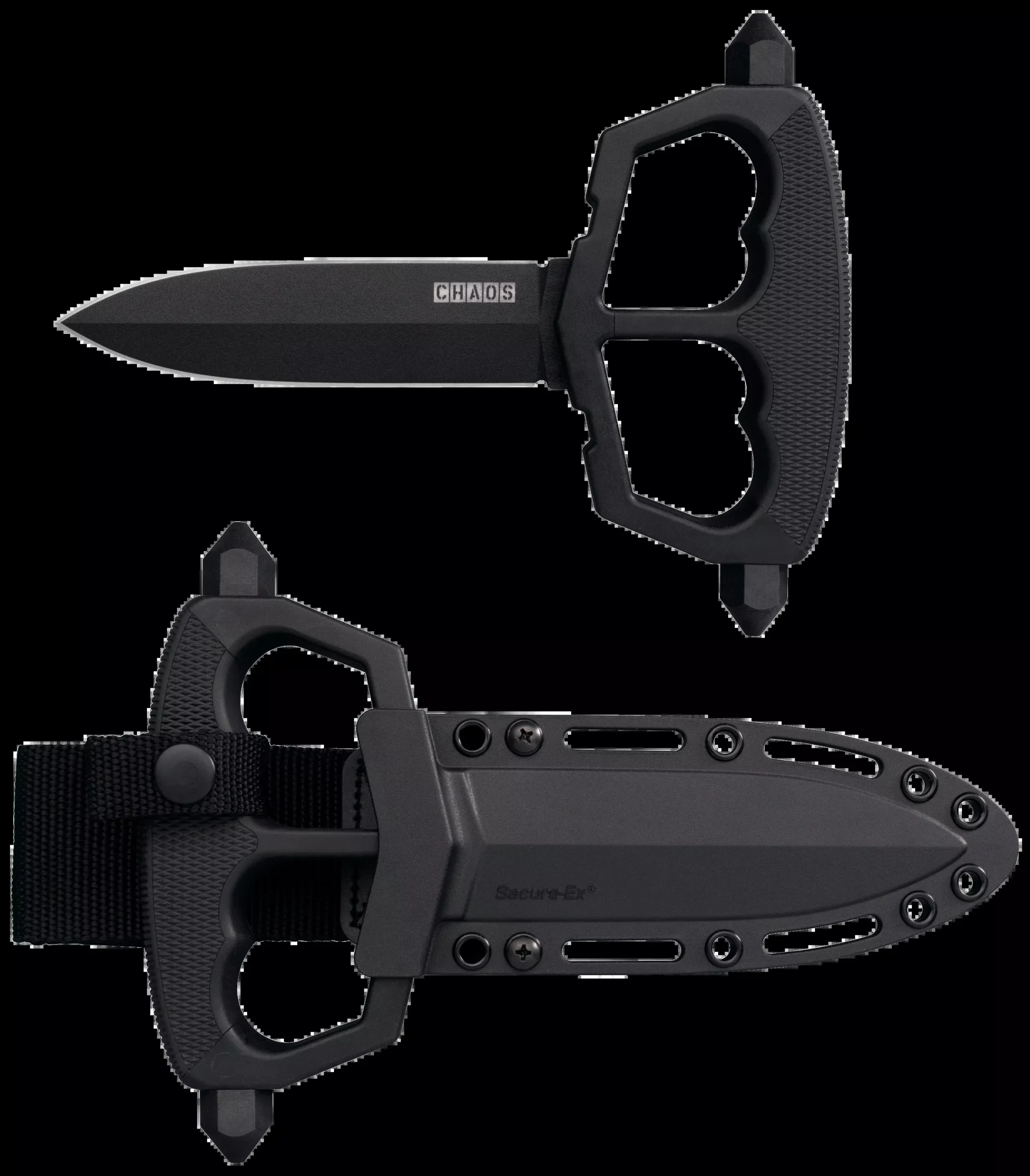 Cold Steel Chaos, Cold Cs-80nt3Chaos Push Knife 5″ Fixed
