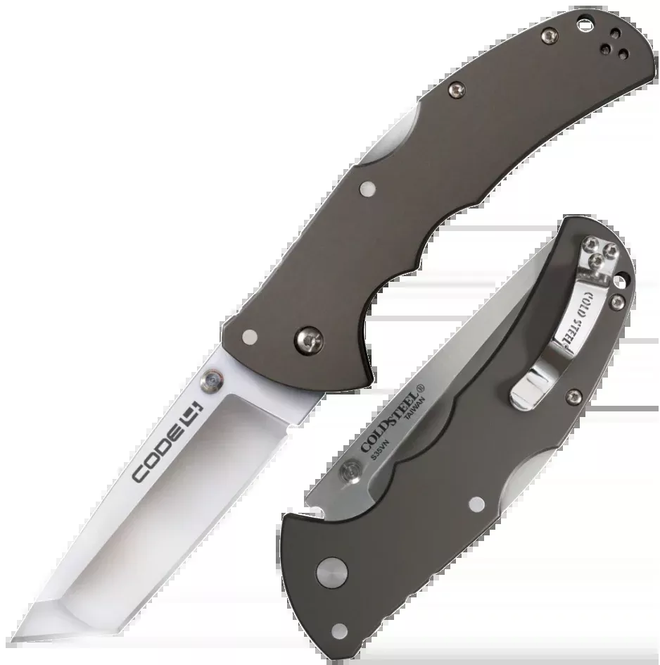 Cold Steel Code 4, Cold Cs-58pt Code-4 Tanto Point S35vn