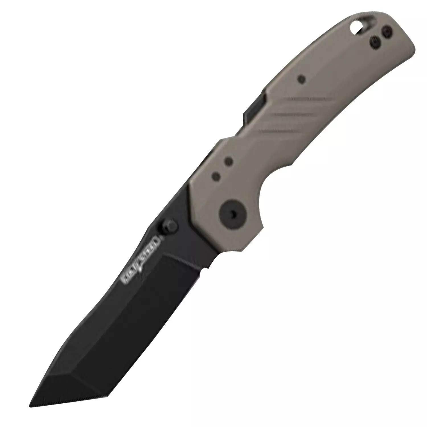 Cold Steel Engage 3" Folding Tanto Plain Black PVD Stonewashed 4116 SS Blade/4.11" Flat Dark Earth GFN Handle